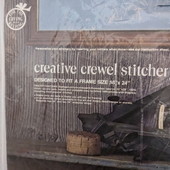 Paragon Clipper Ship crewel embroidery stitchery kit # 0324 needlepoint - Picture 3 of 4